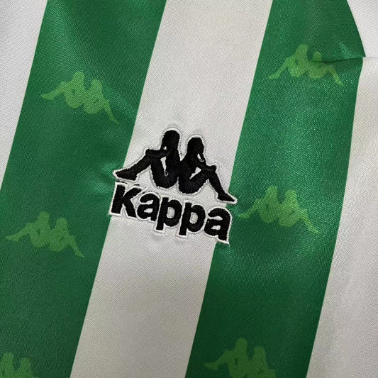 CAMISA RETRÔ REAL BÉTIS HOME MANGA LONGA 95/97