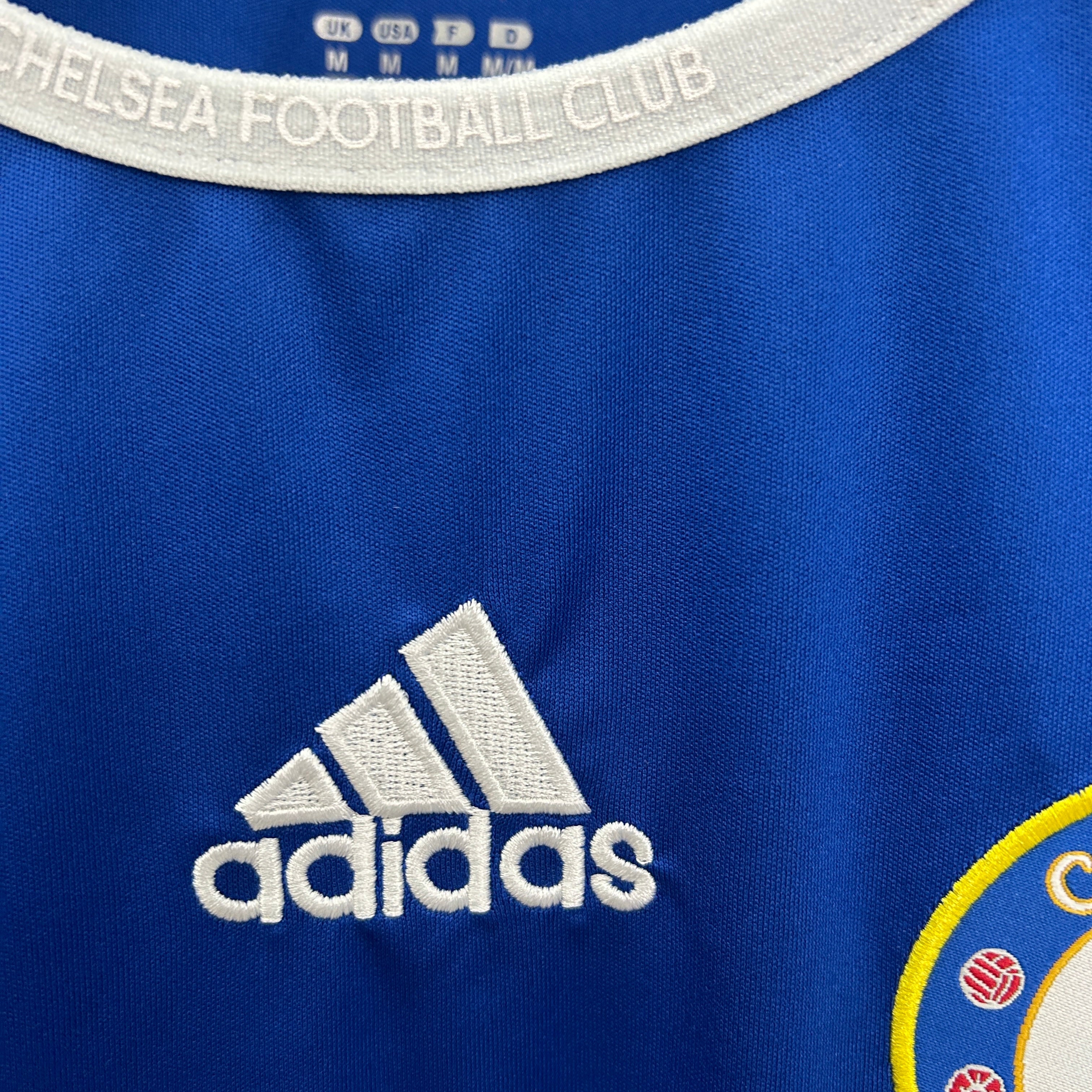 CAMISA RETRÔ MANGA LONGA CHELSEA HOME 06/07