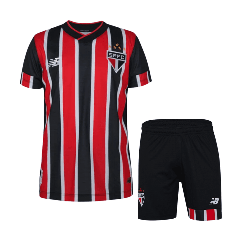 camisa_new_balance_são_paulo_ii_infantil_brasileirão_lançamento_torcedor_vermelha_branca_2024-25_away