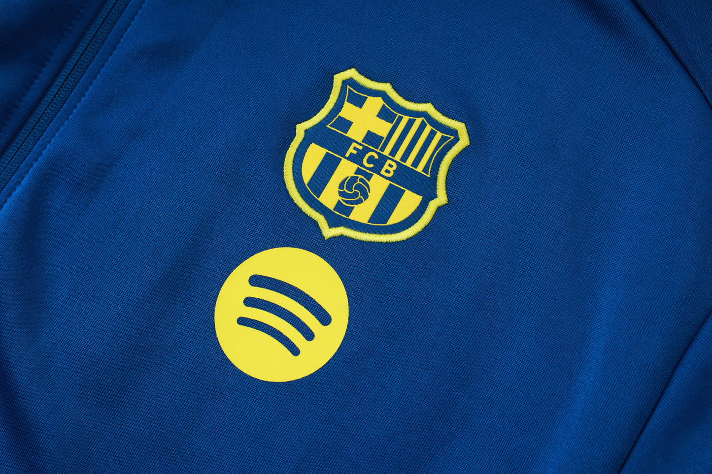 Conjunto Barcelona Zíper Curto Azul Marinho