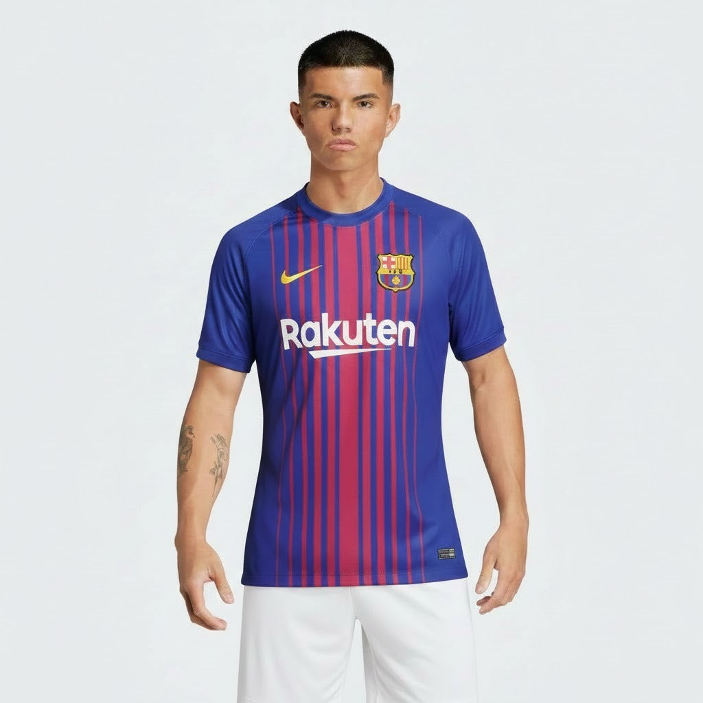 CAMISA RETRÔ BARCELONA 2017/18 GRENÁ MASCULINA