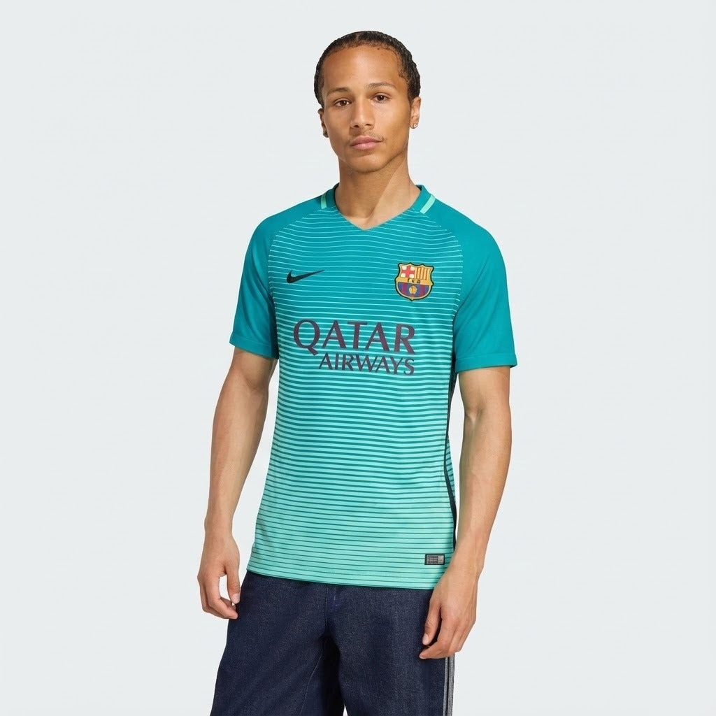 CAMISA RETRÔ  BARCELONA THIRD 2016/17 GRENÁ MASCULINA