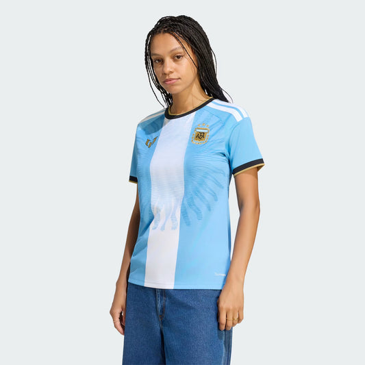 CAMISA FEMININA ARGENTINA X MESSI DESPEDIDA 2026