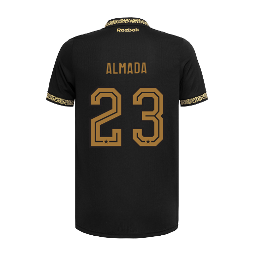CAMISA ALMADA # BOTAFOGO II RESERVA 2024/25 TORCEDOR PRETO/DOURADO LIBERTADORES