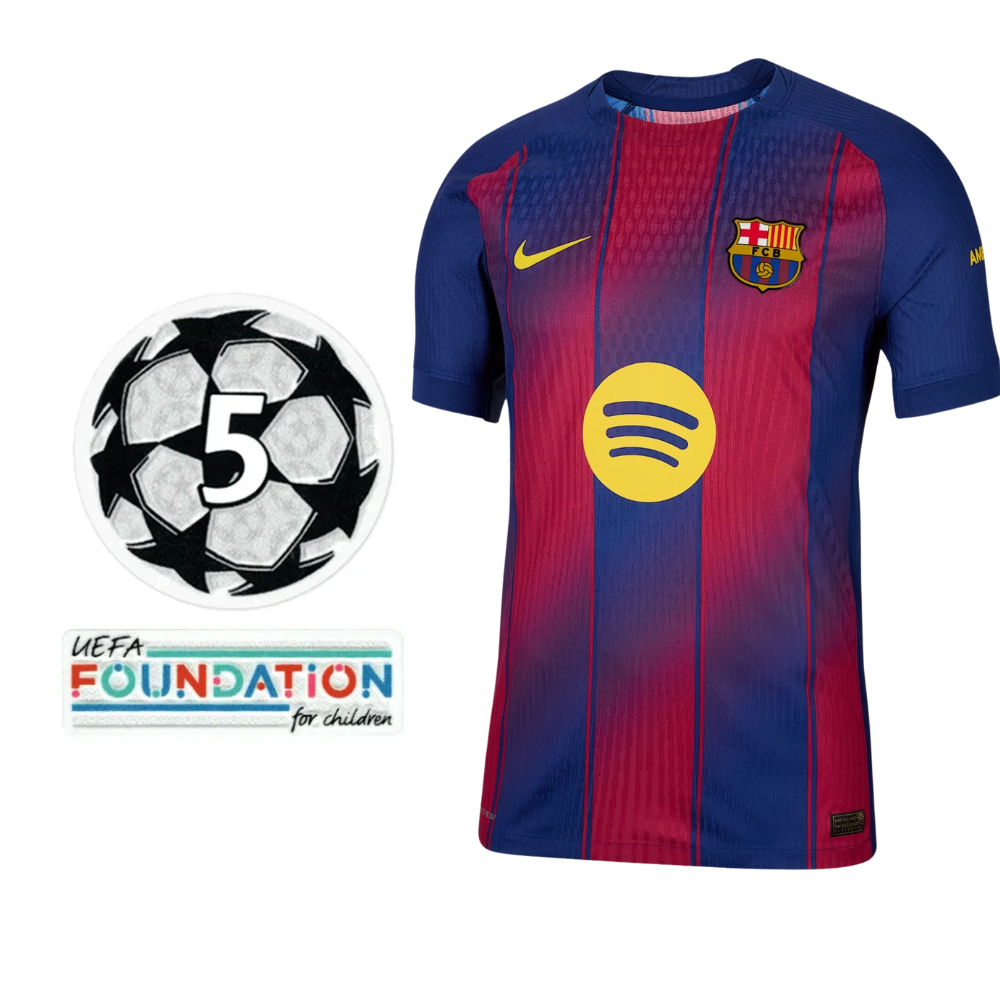 CAMISA BARCELONA I TITULAR 2025/26 VERSÃO JOGADOR