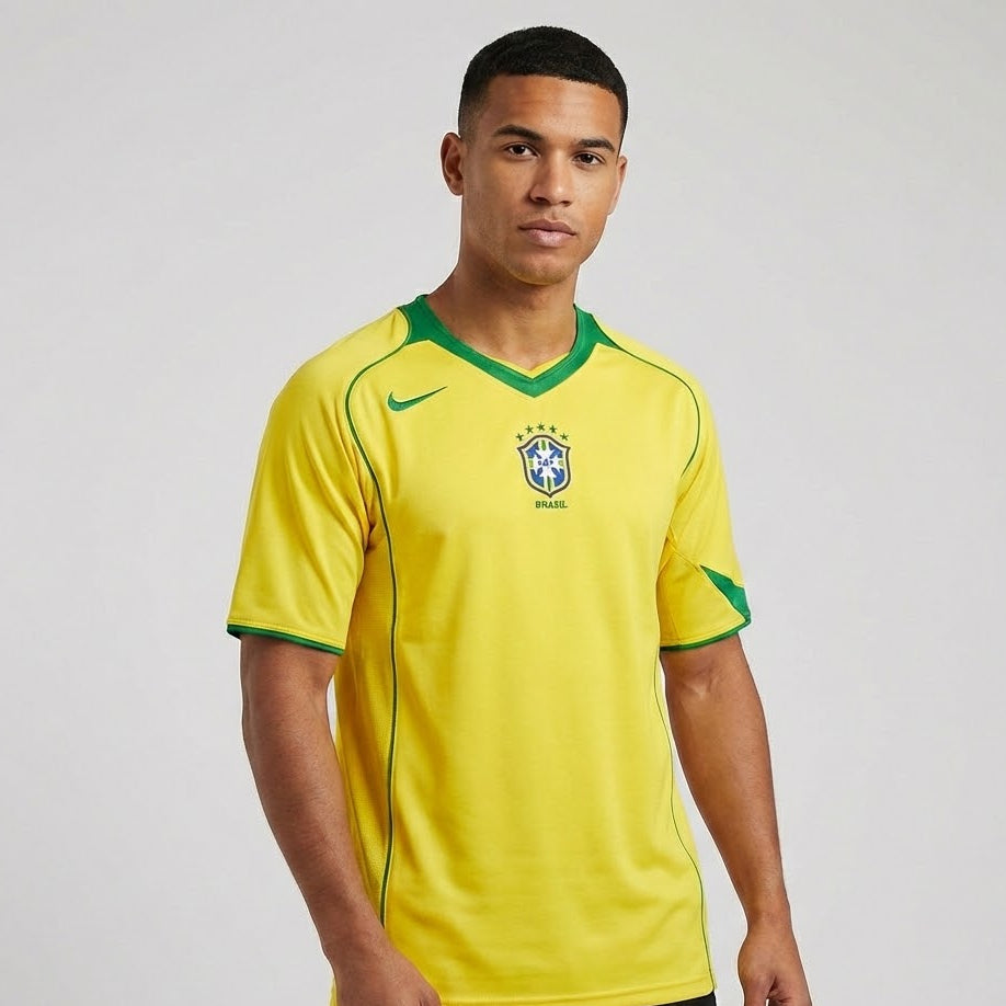 CAMISA RETRÔ BRASIL HOME 04/05