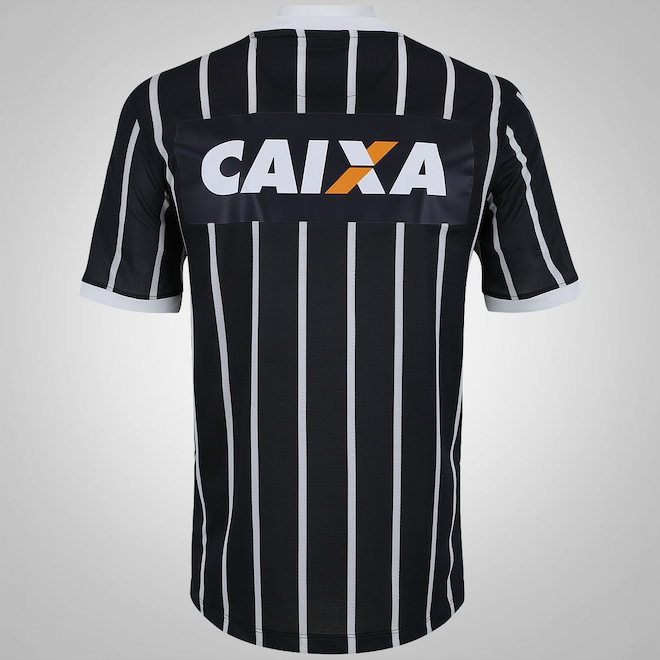 CAMISA RETRO TIMAO RESERVA 2013 PRETA/BRANCA MASCULINA