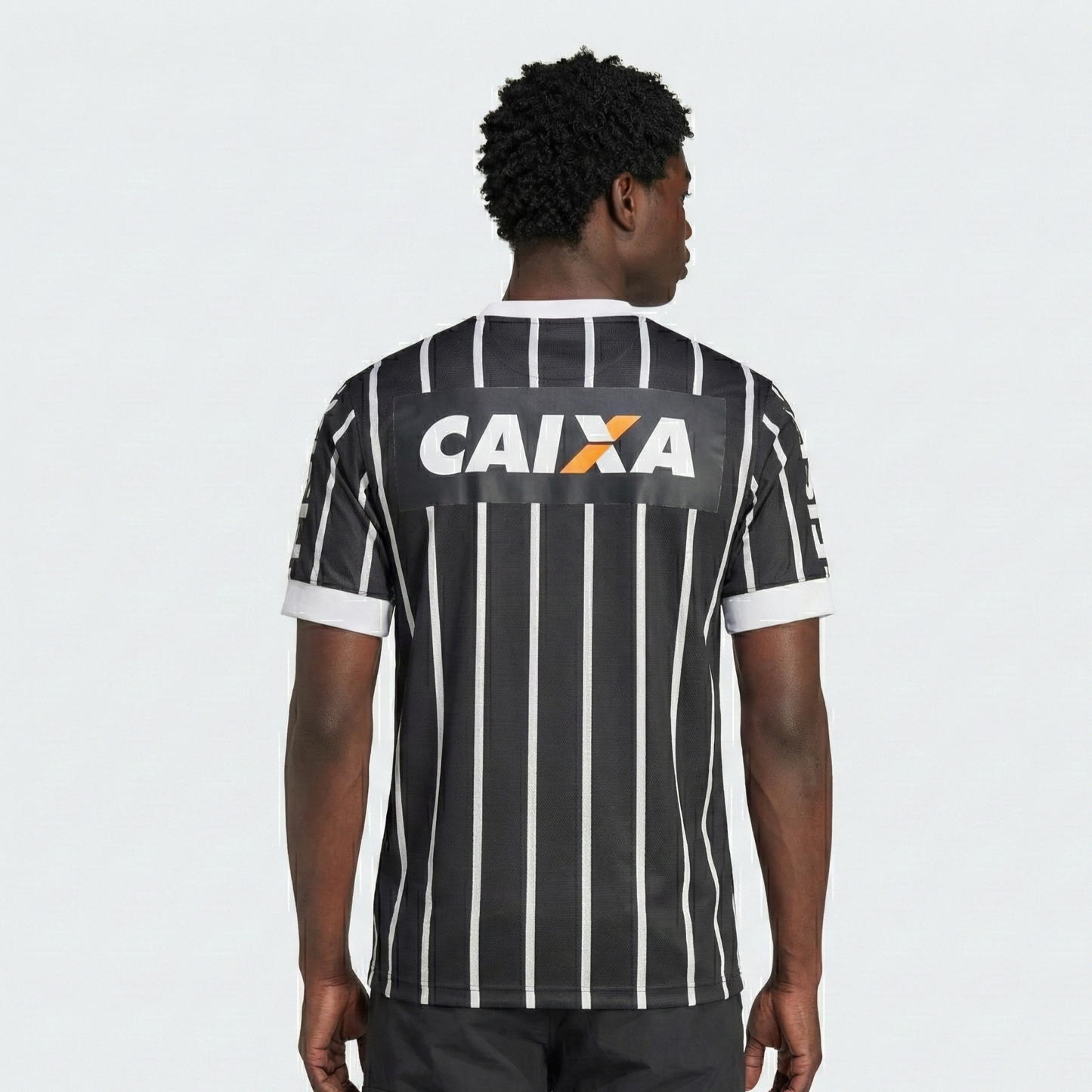 CAMISA RETRO TIMAO RESERVA 2013 PRETA/BRANCA MASCULINA