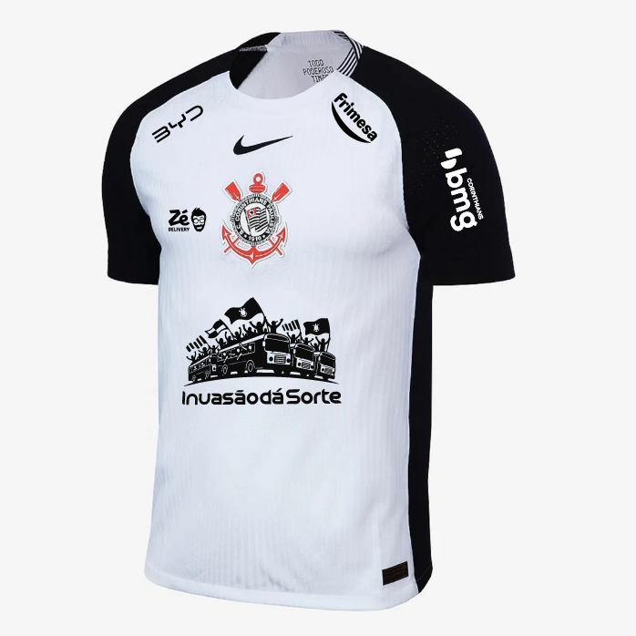 CAMISA CORITNHIANS INVASÃO DÁ SORTE JOGADOR PRONTA ENTREGA