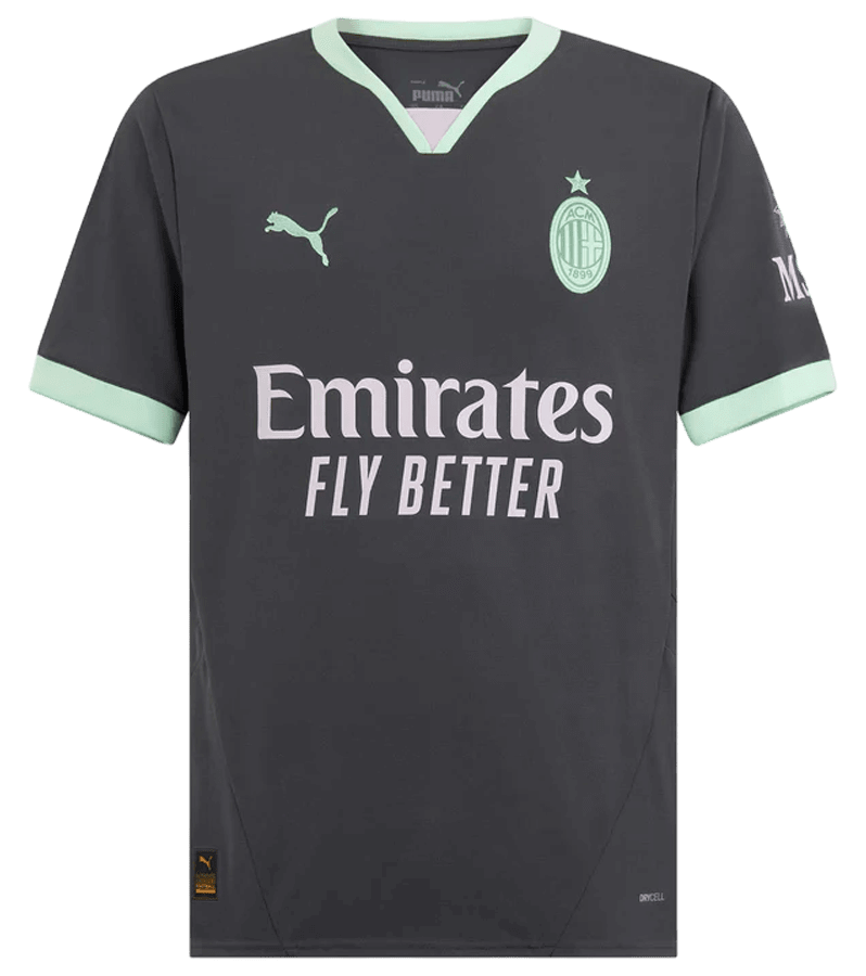 CAMISA MILAN THIRD III 2024/25 TORCEDOR PRETA