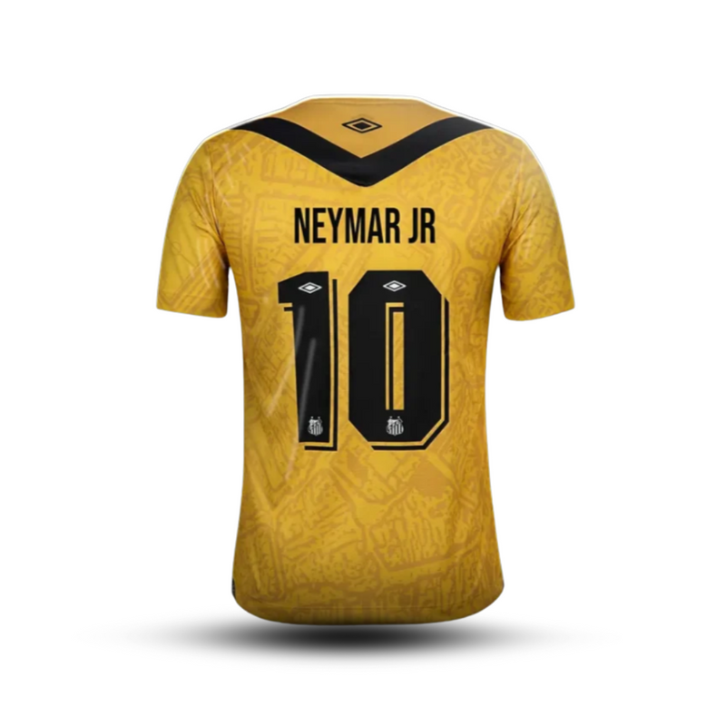 CAMISA PEIXE NEYMAR JR 10 TERCEIRA 2024/25 MASCULINA AMARELA