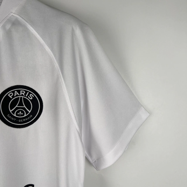 CAMISA RETRÔ NEYMAR JR 11 PSG THIRD BRANCA 2018/19 MASCULINA + CHAVEIRO ESPECIAL DE BRINDE