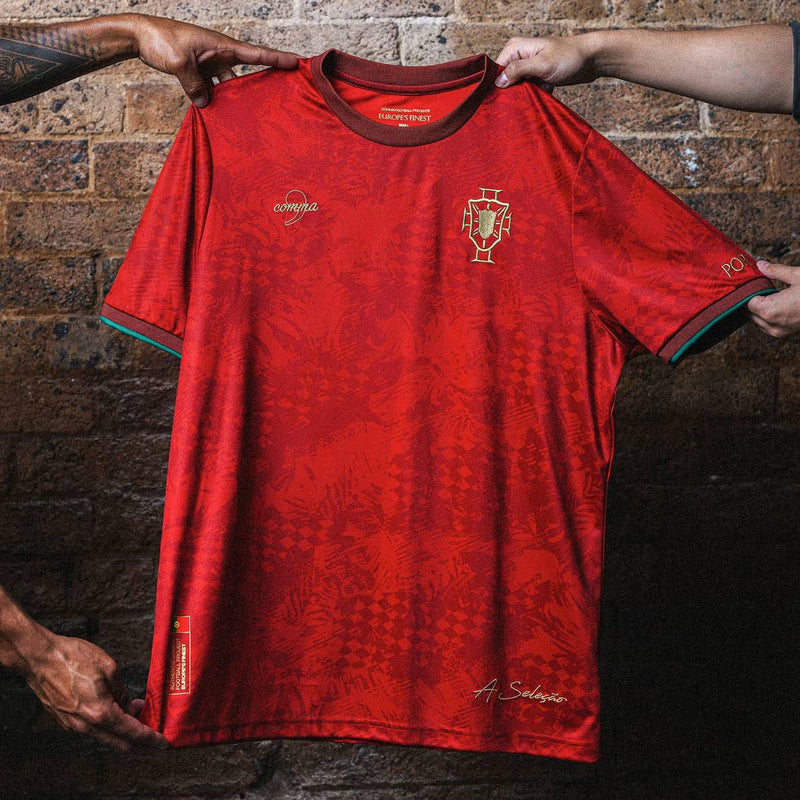 CAMISA THE SIU CRISTIANO RONALDO VERMELHA 2024/25 EUROCOPA