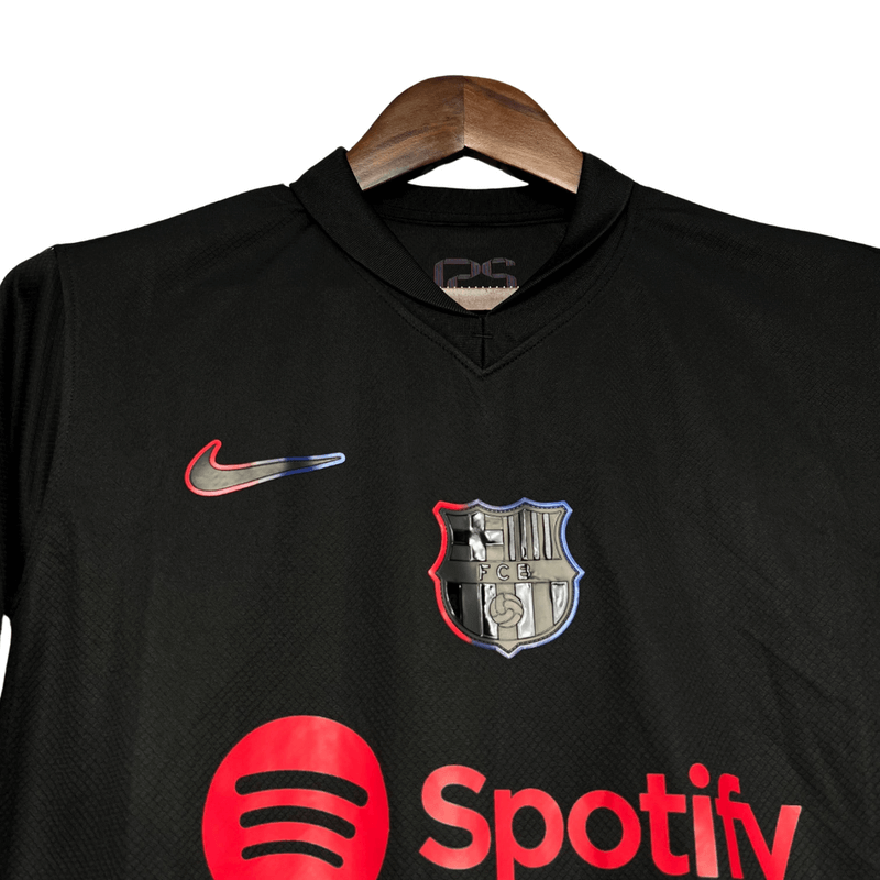 CAMISA BARCELONA II AWAY 2024/25 TORCEDOR PRETA