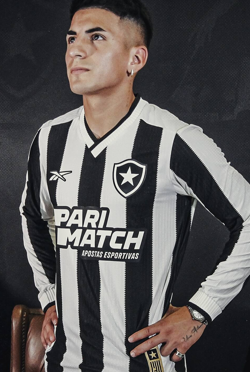 CAMISA BOTAFOGO I HOME 2024/25 MANGA LONGA TORCEDOR LIBERTADORES