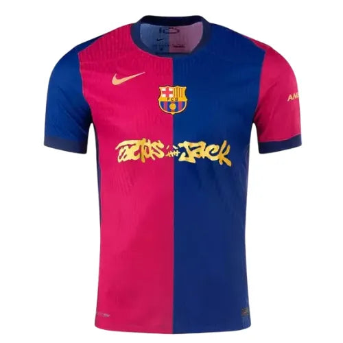CAMISA TRAVIS SCOTT X BARCELONA 2024 CACTUS JACK TORCEDOR