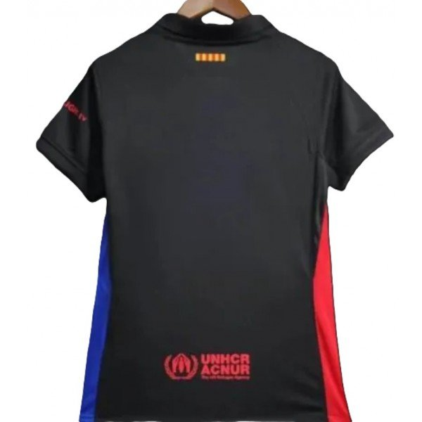 CAMISA FEMININA BARCELONA II 2024/25 PRETA