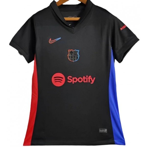 CAMISA FEMININA BARCELONA II 2024/25 PRETA