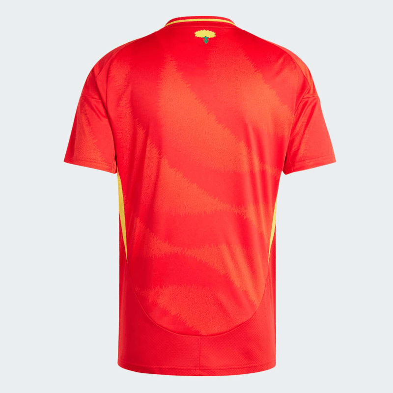 camisa_adidas_Espanha_masculina_eurocopa_lançamento_torcedor_vermelha_2024-25_home