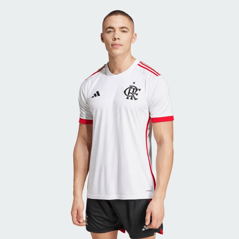 camisa_adidas_flamengo_2024_24-25_masculina-lançamento-torcedor-branca-away/