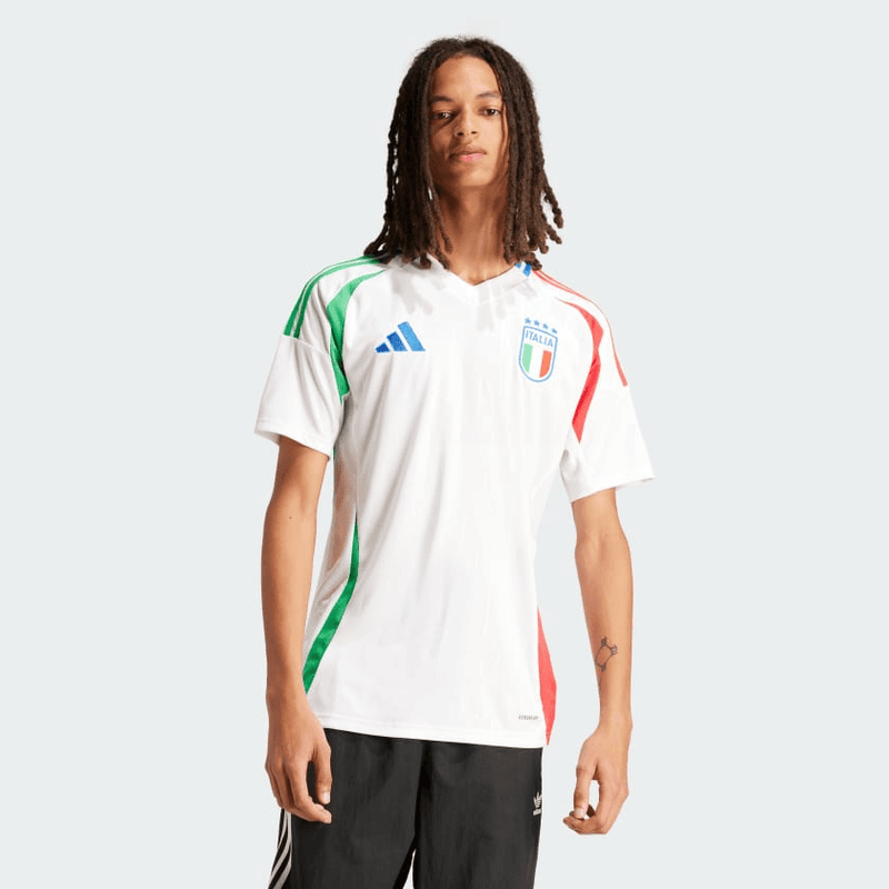 camisa_adidas_italia_ii_masculina_eurocopa_lançamento_torcedor_branca_2024-25_away