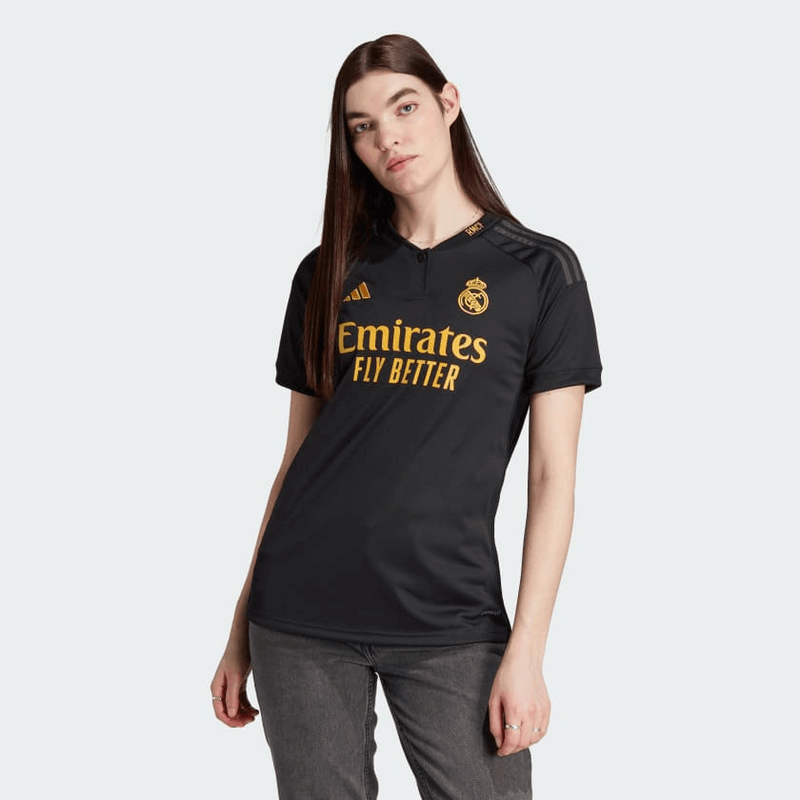 camisa-feminina-real-madrid-THIRD-2023/24-PRETA