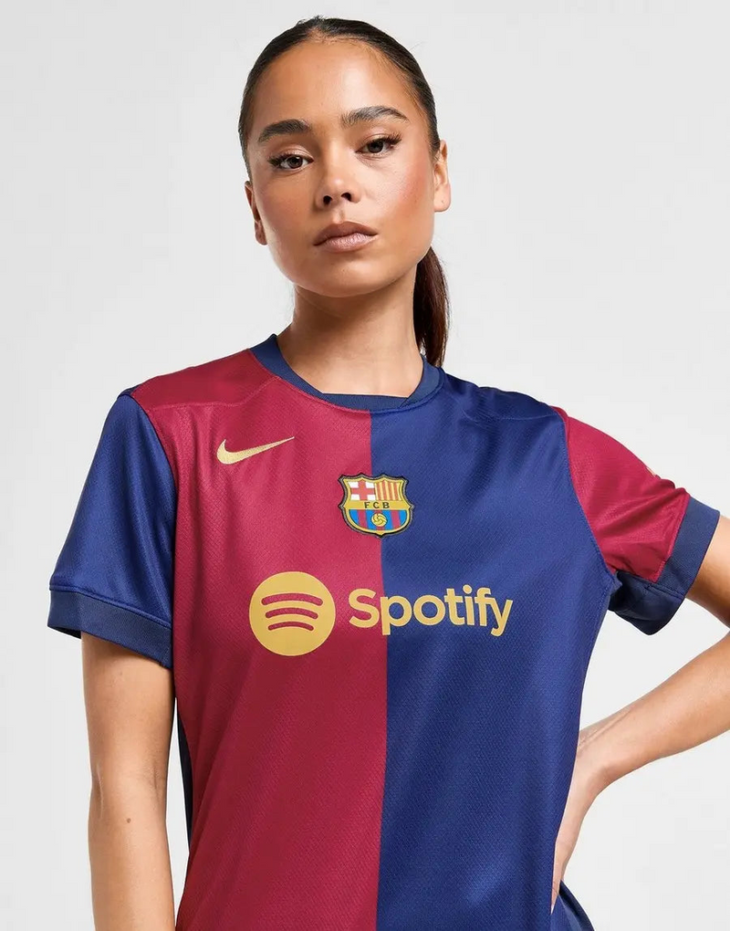 CAMISA FEMININA BARCELONA I 2024/25 GRENÁ