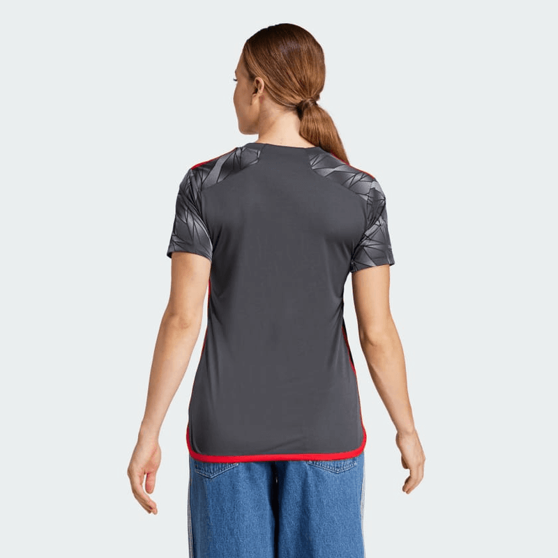 CAMISA FEMININA FLAMENGO TERCEIRA III 2024/25 AZUL/CINZA