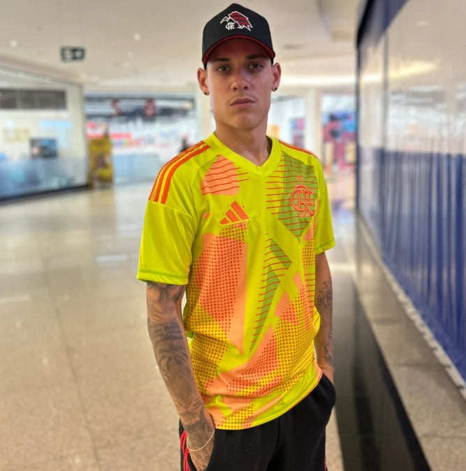 CAMISA FLAMENGO GOLEIRO 2025/26 AMARELA TORCEDOR