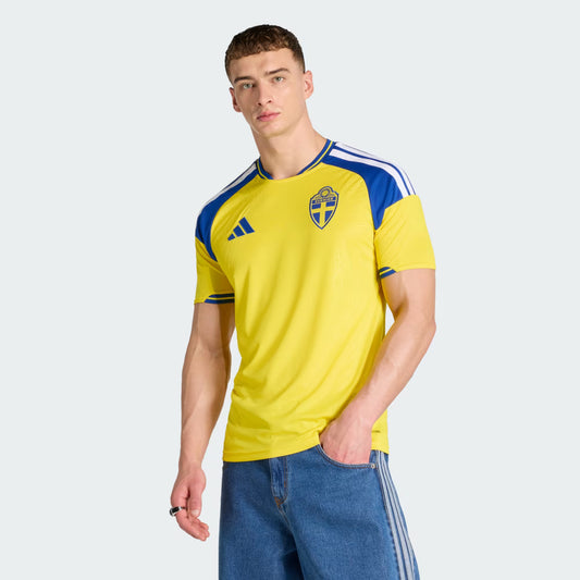 CAMISA SUÉCIA I 2026/27 TORCEDOR COPA DO MUNDO