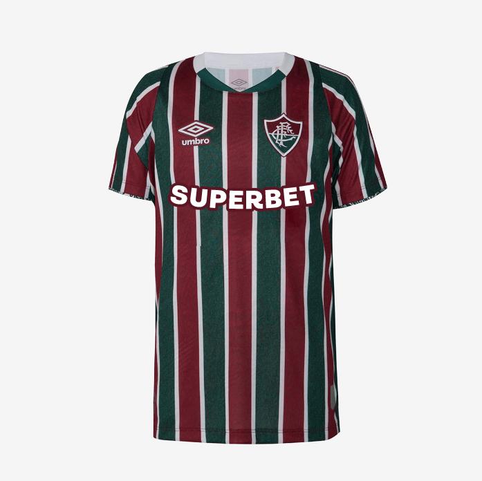 camisa_umbro_fluminense_1_i_brasileirão_lançamento_torcedor_tricolor_2024-25_home_thiago_silva_SUPERBET