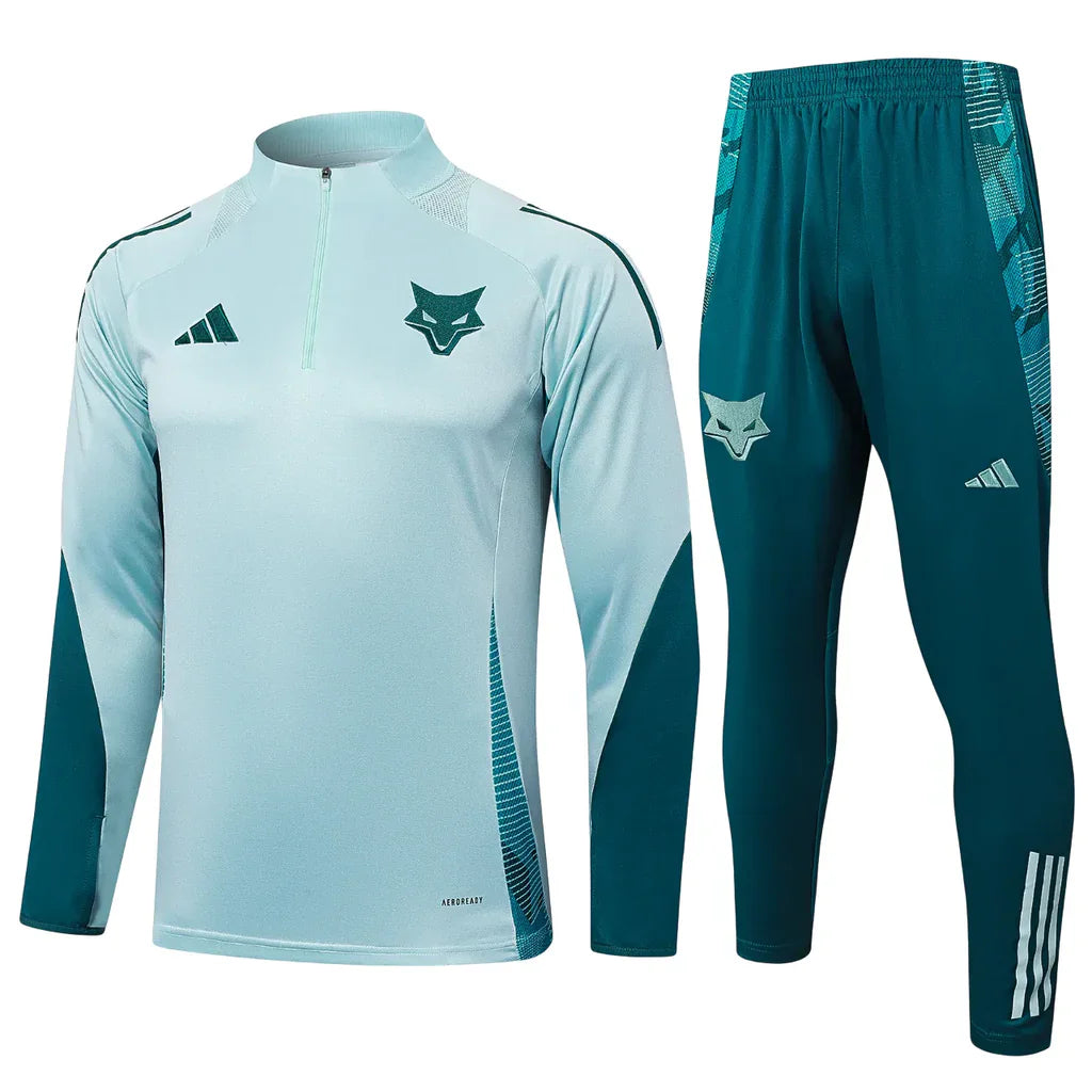 Conjunto CABULOSO Ziper Curto Treino Azul Claro
