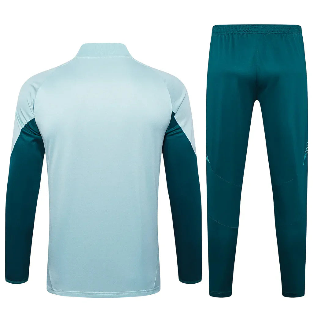 Conjunto CABULOSO Ziper Curto Treino Azul Claro