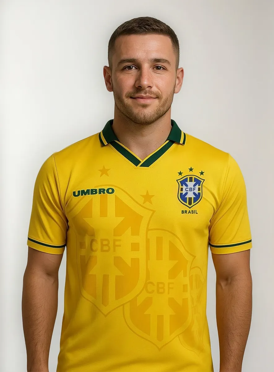 CAMISA RETRÔ BRASIL HOME 93/94