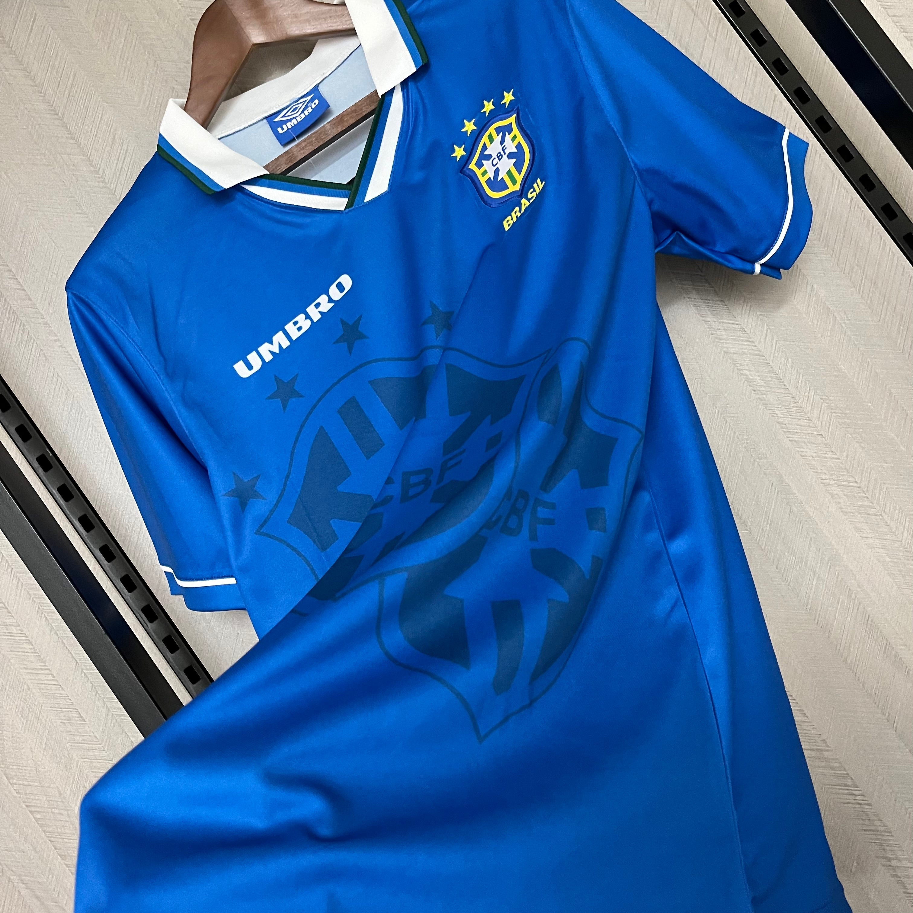 CAMISA RETRÔ BRASIL AWAY 1994/95