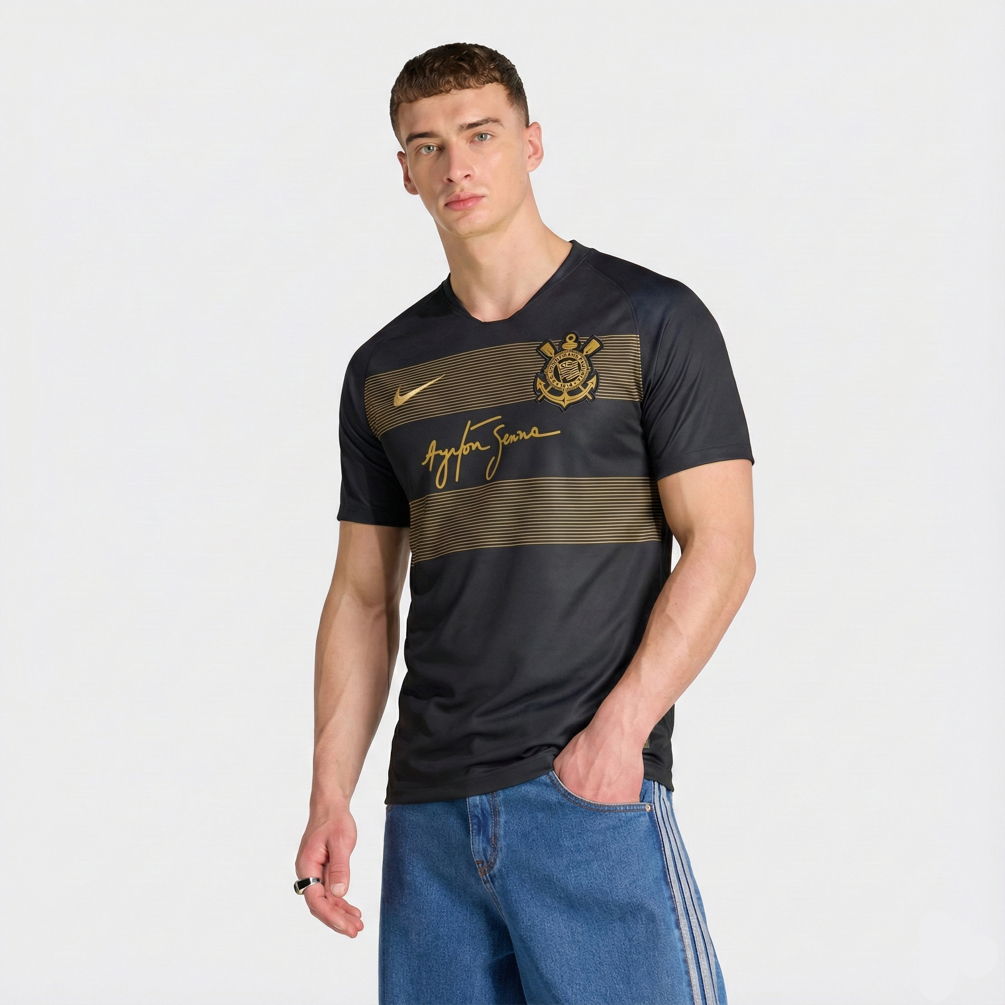 Camisa Retrô TIMAO x Ayrton Senna 2018/19