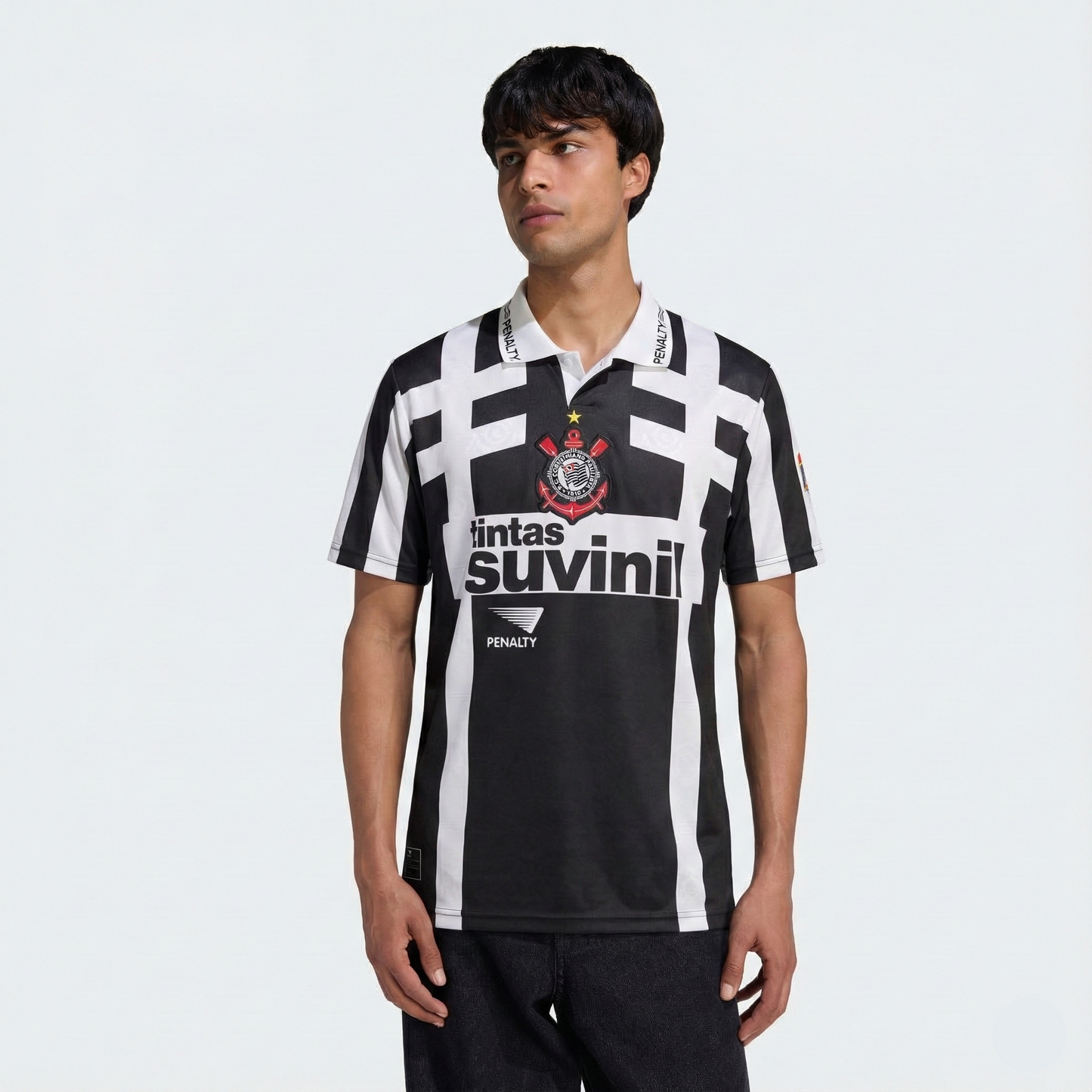 Camisa Retrô Timao Terceira 1996 TADLAPIDUS PRETA