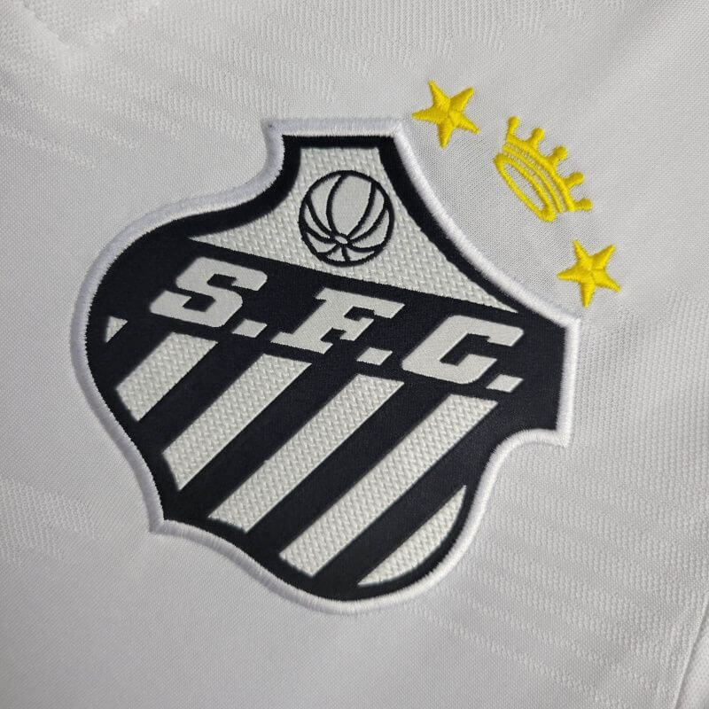 CAMISA PEIXE NEYMAR JR 10 HOME 2024/25 MASCULINA BRANCA