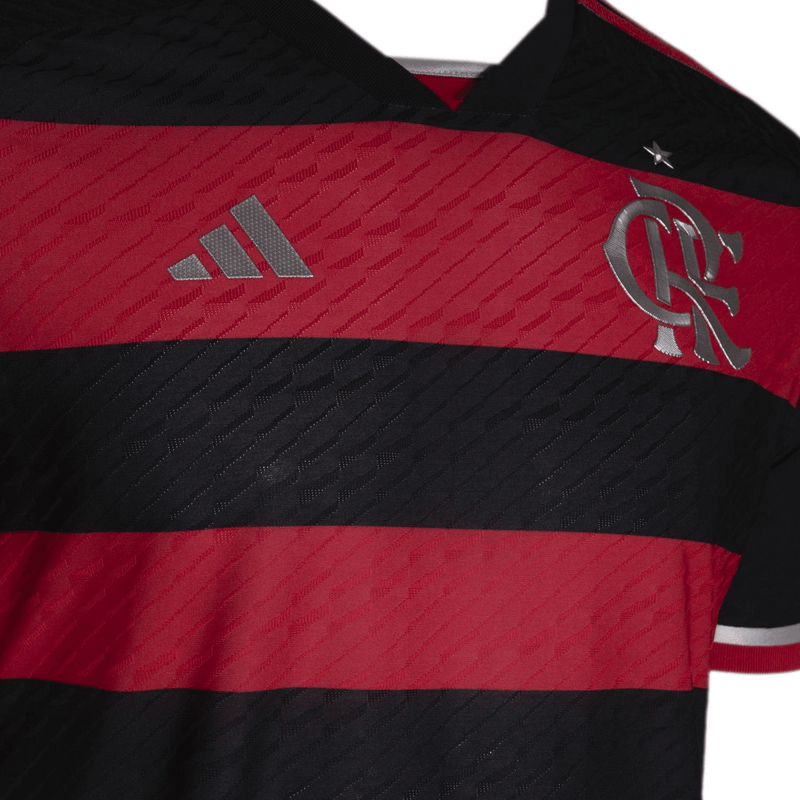 CAMISA FLAMENGO I HOME 2024/25 VERSÃO AUTHENTIC JOGADOR VERMELHA/PRETA