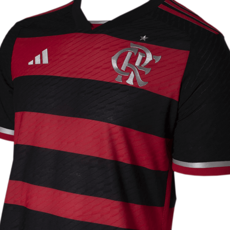 CAMISA FLAMENGO I HOME 2024/25 VERSÃO AUTHENTIC JOGADOR VERMELHA/PRETA