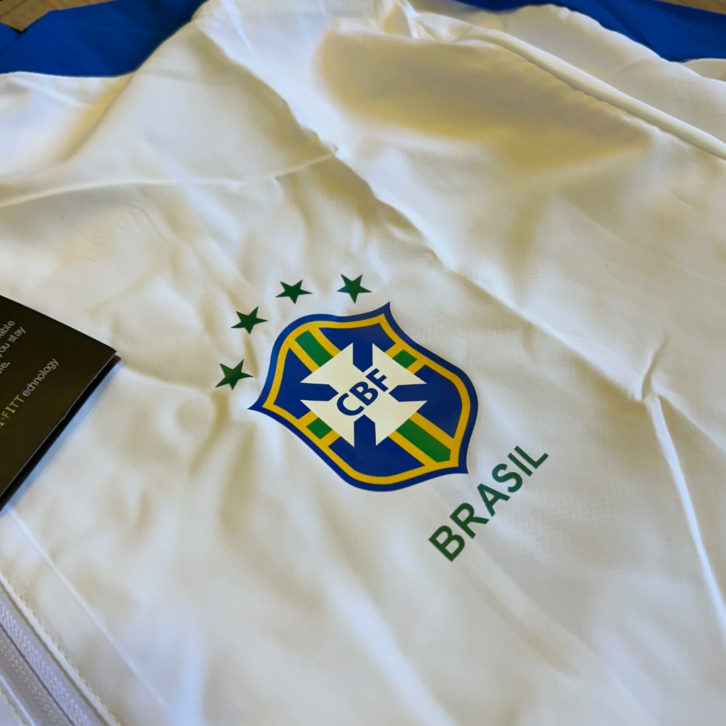 JAQUETA BRASIL 1998 BRANCO