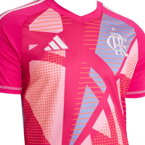 CAMISA FLAMENGO GOLEIRO 2025/26 ROSA TORCEDOR