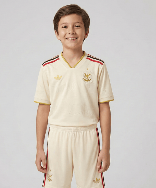 CONJUNTO INFANTIL  MENGÃO 2025 TERCEIRA