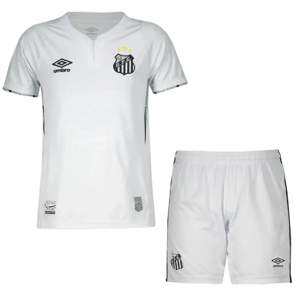 camisa infantil neymar santos branca umbro 2025 onde comprar entrega rápida camisa e shorts