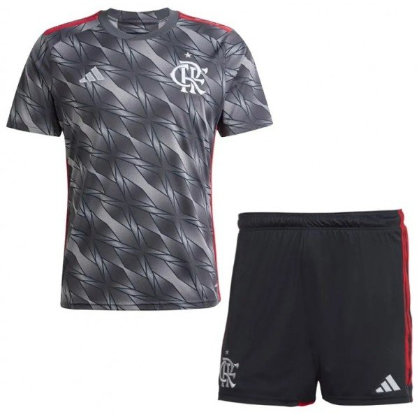 camisa-infantil-flamengo-lançamento-2025-azul-cinza-comprar-roupa-flamengo