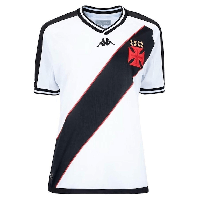 camisa_kappa_vasco_feminina_2_ii_brasileirão_lançamento_torcedor_branca_2024-25_home_roberto_dinamite_payet