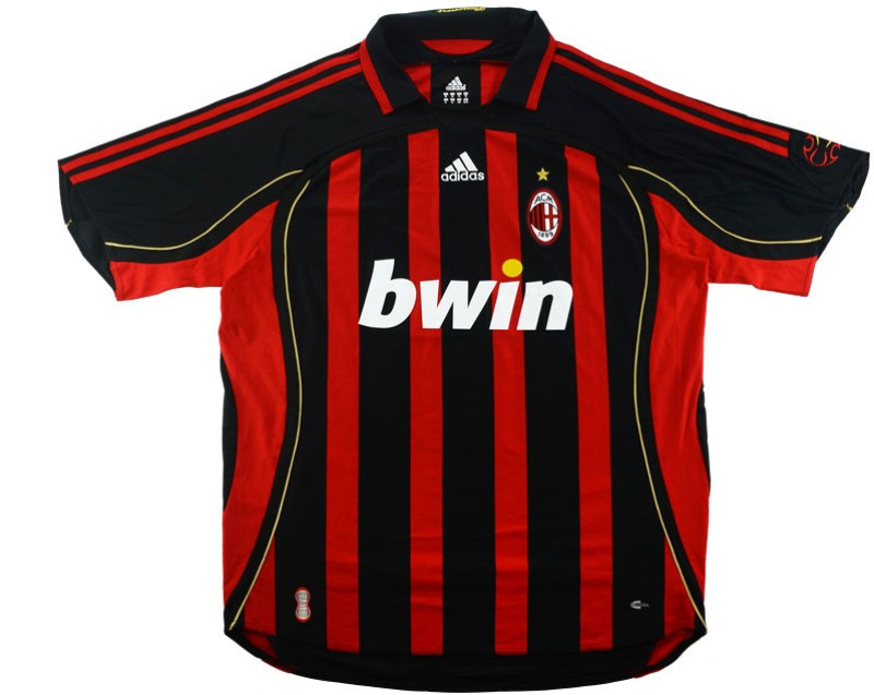 CAMISA RETRO MILAN 2006 PRONTA ENTREGA