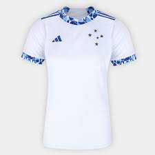 CAMISA FEMININA CRUZEIRO SEGUNDA II 2024/25 BRANCA