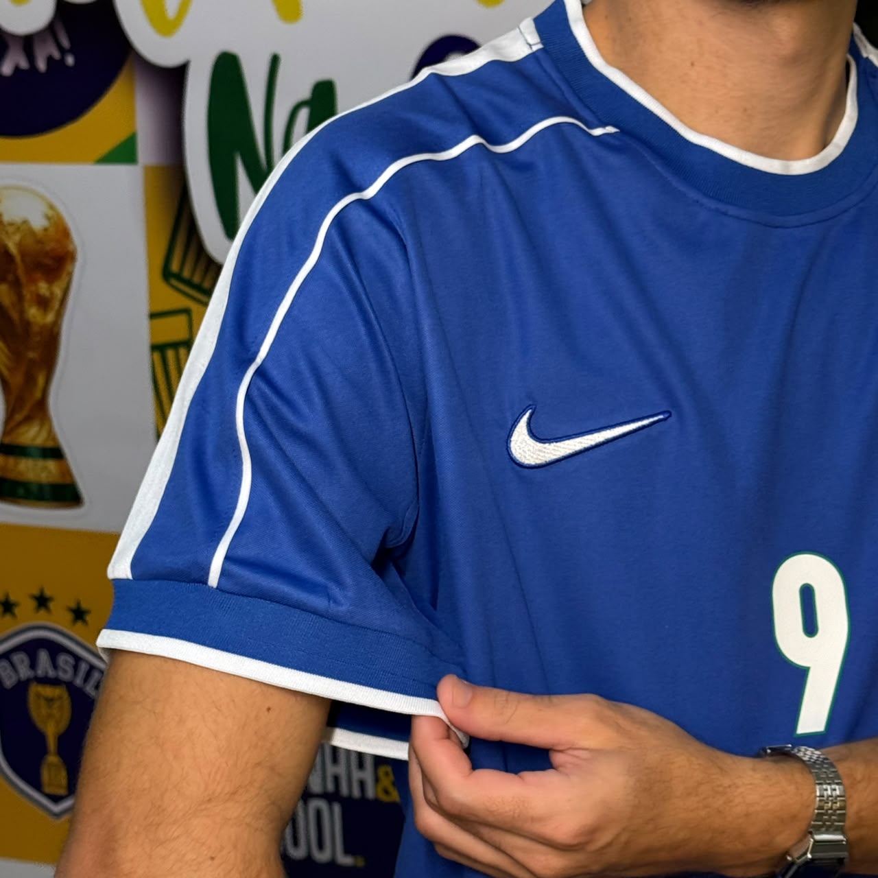 CAMISA SEL. BR 1998 AWAY PRONTA ENTREGA