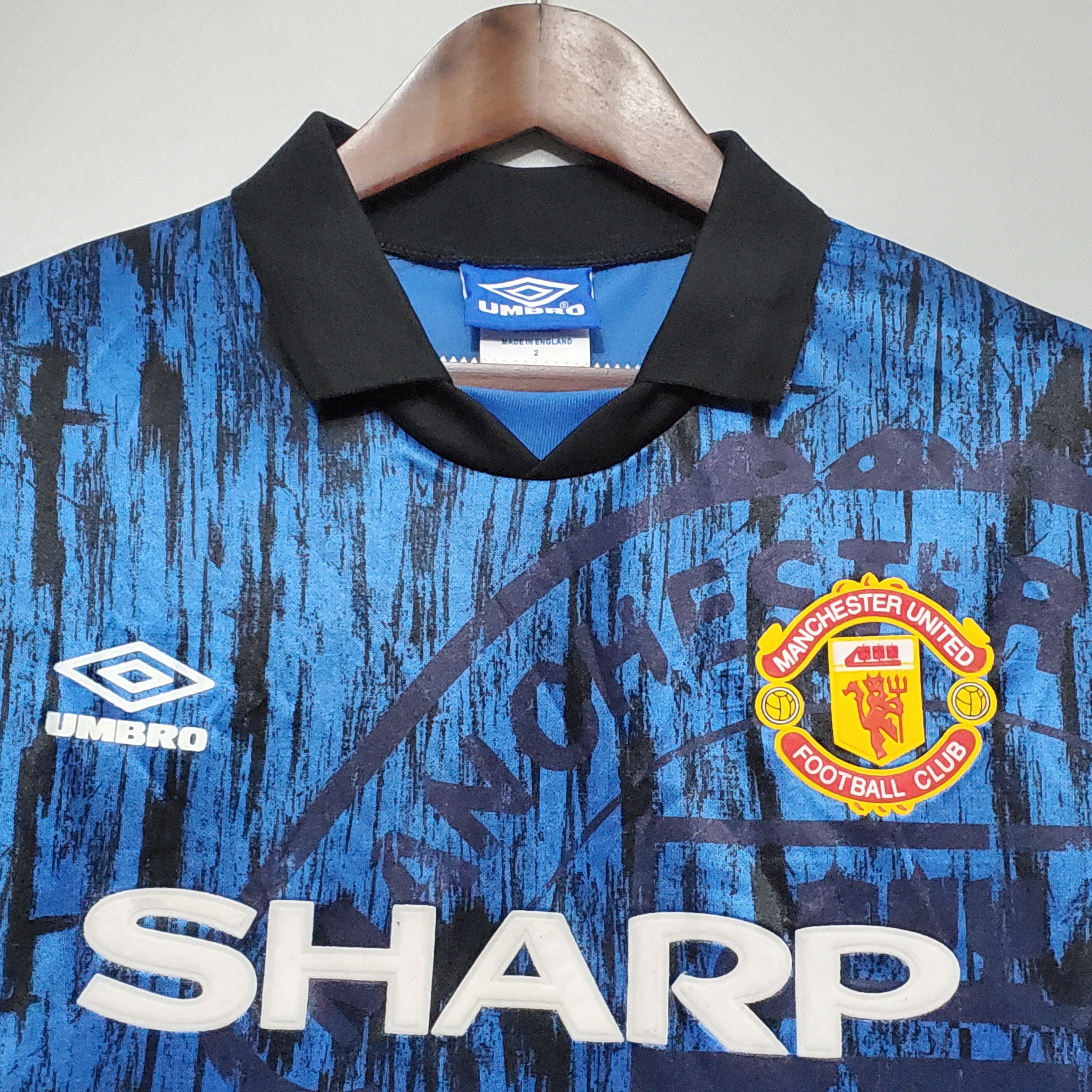 CAMISA RETRÔ MANCHESTER UNITED AWAY 92/93